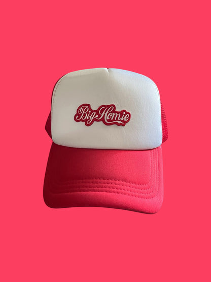 Bighomie Trucker Cap (Red & White)