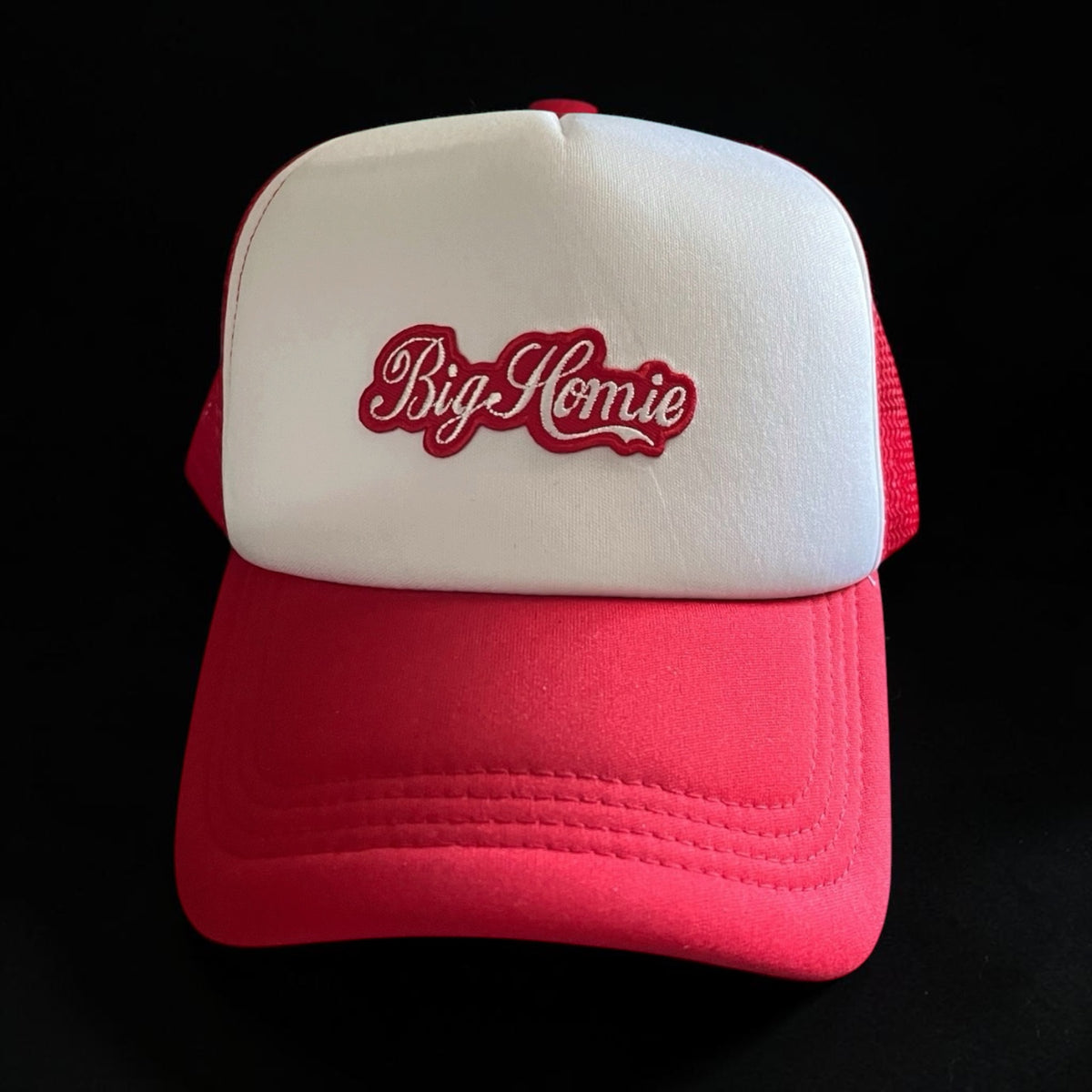 Bighomie Trucker Cap (Red & White)